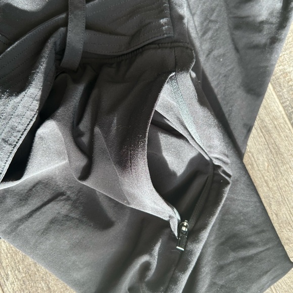 Athleta Cardiff Black Trouser Career Pintuck Paper bag Barrel Trousers M Balloon - Picture 5 of 9